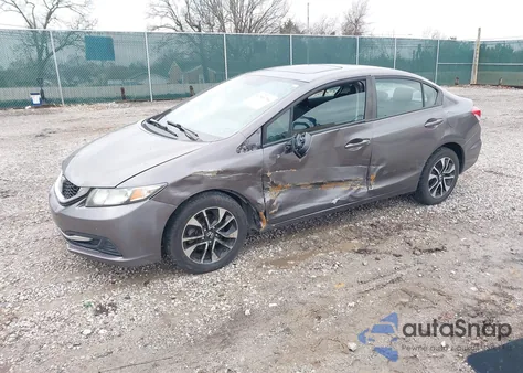 2014 Honda Civic Ex z USA, uszkodzony, nr VIN 19XFB2F86EE209173